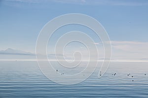 Calm and beautiful Lake Geneva