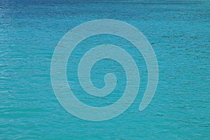 Calm blue / turquoise water surface for background - ocean