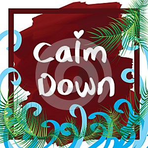 Calm down frame