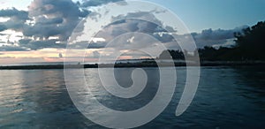 calm evening on thebay