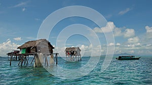 Calm in the fishing village of sea Gypsies photo