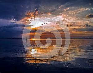 The Calm Lagoon of Venice