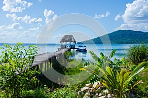 Calm Lake Peten in Guatemala photo