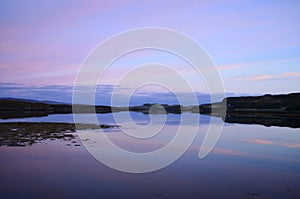 Calm Loch Dunvegan and Pretty Skies