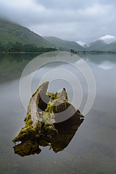 Calm Morning On A Still Ullswater Lake In The Lake District, UK.