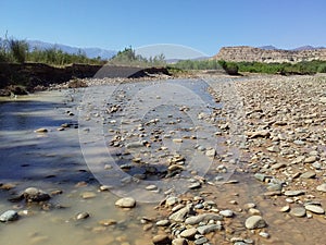 Calm river in Sefrou, Mrorocco photo