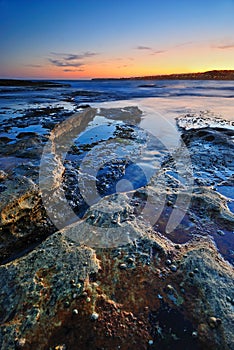 Calm rocks seascape