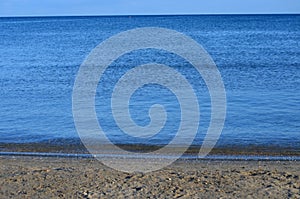 Calm sea in evening- Laganas beach