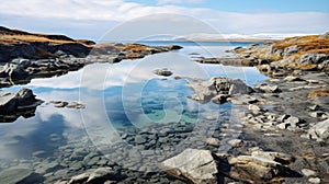 Calm And Serene Beauty: A Stock Photo Of Water In The Ocean