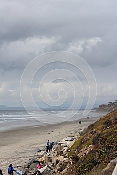 Calm before the storm oceanside