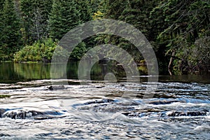 Calm Water and Rapids Just Prior To Furnace Falls