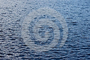 Calm water, strong blue photo