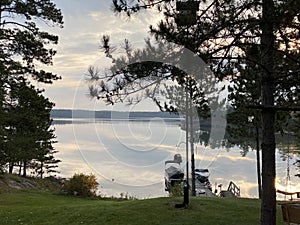 Calm waters on Lake of the Woods, Ontario