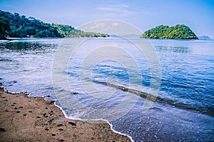 Calm wave on the Beach in El Nido, Palawan, Philippines