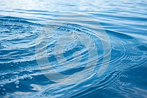 Abstract Blue Water Ripple Background photo