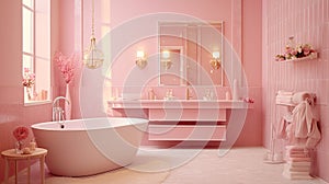 calming home pink photo