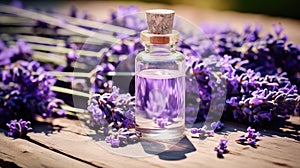 calming lavender essential oil photo