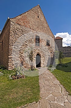 Calnic medieval fortress in Transylvania Romania