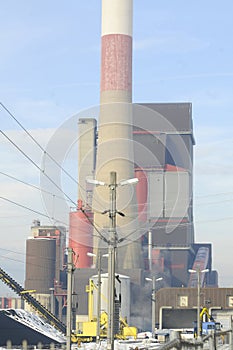 a caloric power plant or thermal power plant
