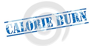 Calorie Burn blue stamp
