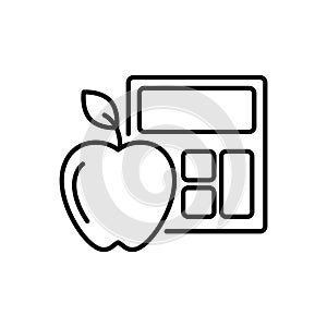 Calorie calculator icon