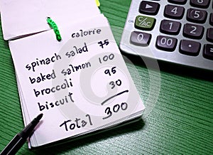 Calorie counting