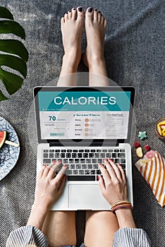 Calories Nutrition Food Exercise Concept