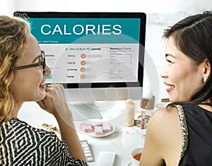 Calories Nutrition Food Exercise Concept