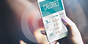 Calories Nutrition Food Exercise Concept