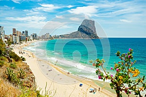 Calpe (Calp), Spain. Arenal-Bol Beach view