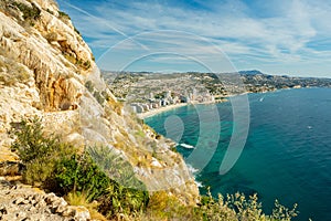 Calpe (Calp), Spain. Penon de Ifach natural park