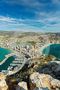 Calpe (Calp), Spain. Penon de Ifach natural park