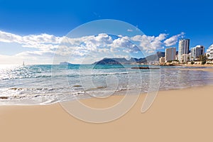 Calpe playa Cantal Roig beach Alicante