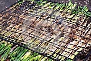 Calsot cooked on open fire