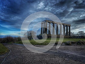 Calton hill Edinburgh landmar