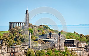 Calton Hill at Edinburgh, Scotland