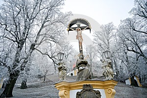 Calvary in Banska Stiavnica, Slovakia.