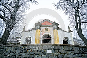 Calvary in Banska Stiavnica, Slovakia.