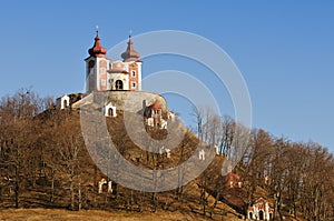 Calvary in Banska Stiavnica, upper Church