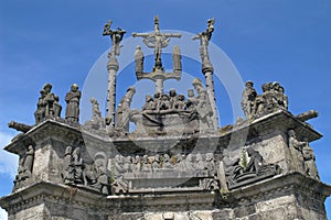 Calvary in Brittany, France