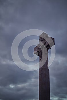 Calvary monumental public Christian cross