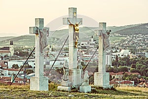 Calvary in Nitra city, Slovakia, religious place