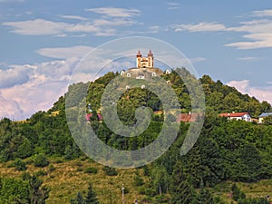 Calvary on Scharffenberg hill in Banska Stiavnica, Slovakia