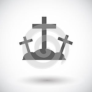 Calvary single icon.