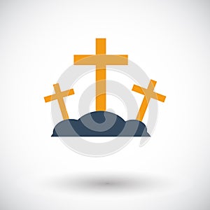 Calvary single icon.