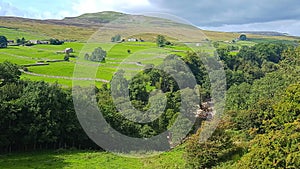 Calvert Hill and Yorkshire Dales View Arkengarthdale England