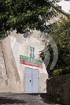 Calvi, Citadel, French Foreign Legion, Corsica, France, sign, symbolic, Europe, travel