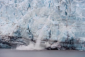 Calving of Margerie Glacier in Glacier Bay