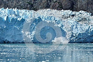 Calving, Tidewater Margerie Glacier, Alaska