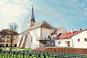 Calvinist church in Kosice, beauty filter